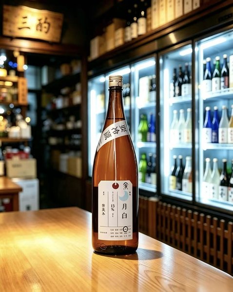 加茂錦 荷札酒 月白 純米酒